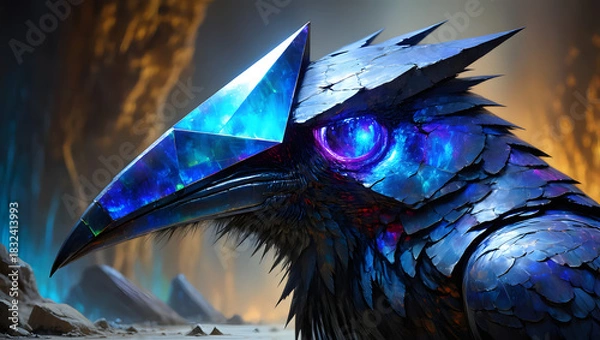 Obraz The Blue-Winged Falcons Gaze