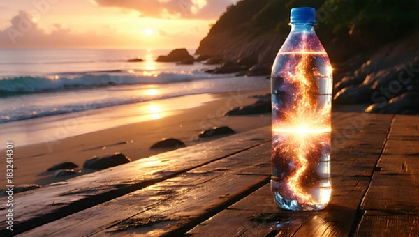 Obraz Starlit Seaside Serenity