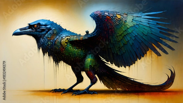 Obraz Colorful Bird Art