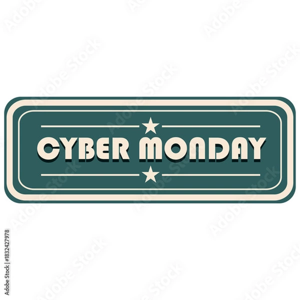 Obraz Cyber ​​Monday sticker