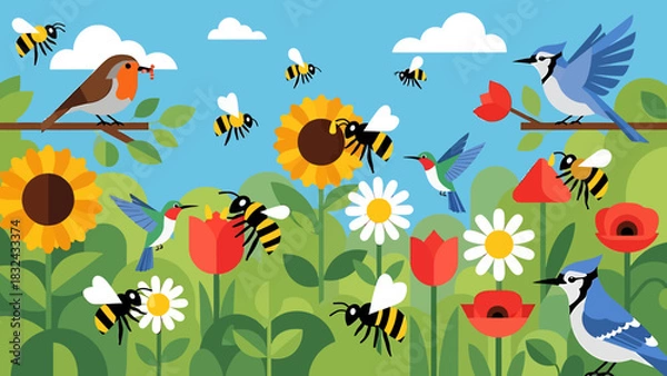 Obraz Abstract image of a dynamic color blend and flowing lines symbolizing energy movement and future technology