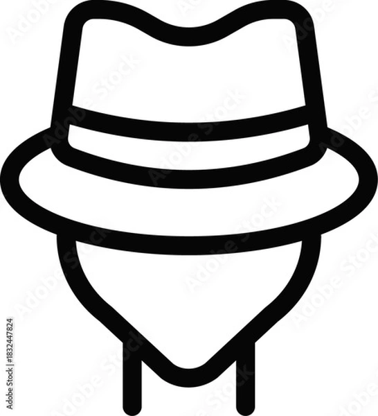 Fototapeta Fedora Hat