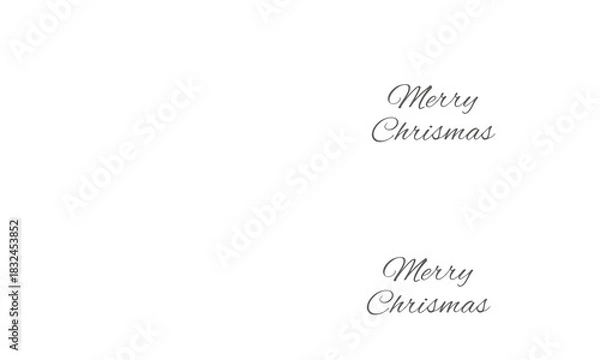 Obraz christmas greeting card★曇りガラスに写したシルエットのようなフレームセット