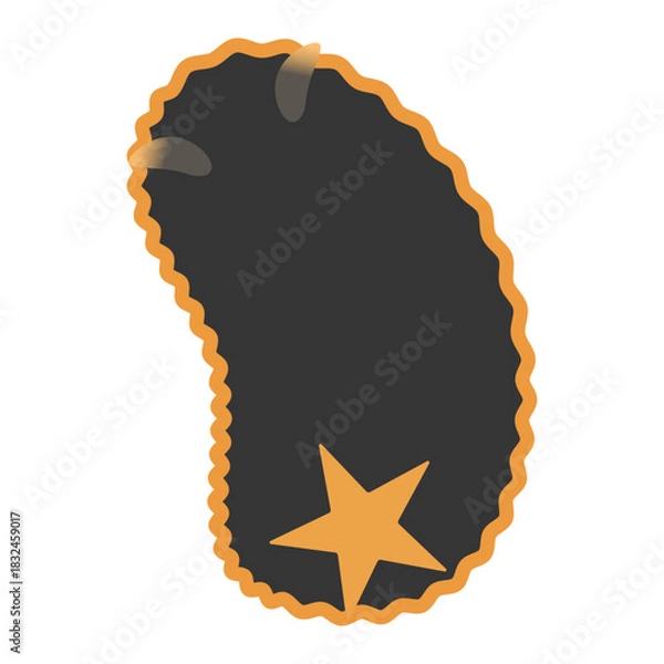 Obraz クロシタナシウミウシ