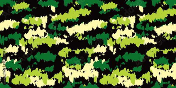 Fototapeta Camouflage background. Seamless pattern.Vector. 迷彩パターン テクスチャ 背景素材