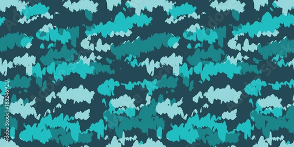 Fototapeta Camouflage background. Seamless pattern.Vector. 迷彩パターン テクスチャ 背景素材