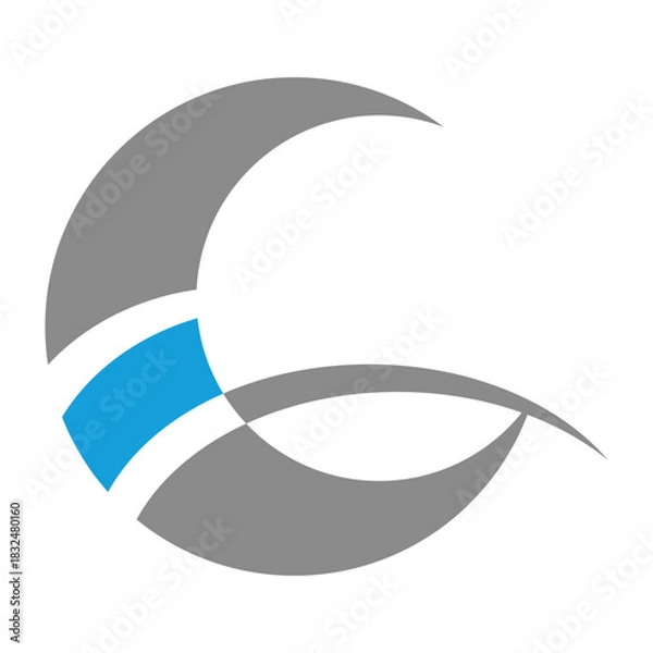 Fototapeta Dynamic Circular Motion Logo Graphic Template