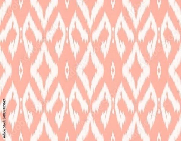 Obraz Calm Abstract Geometric Peach Pattern