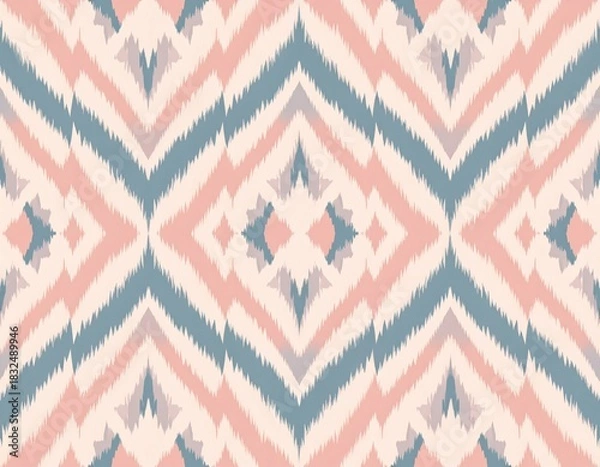 Obraz Calm Geometric Zigzag Abstract Design