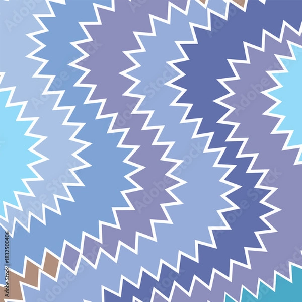 Obraz Abstract blue geometric star pattern wallpaper