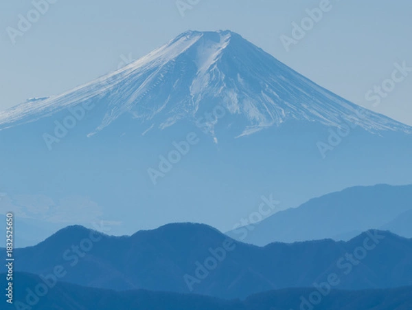 Fototapeta 鷹ノ巣山から望む富士山