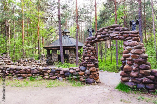 Obraz  Landscape with stone
