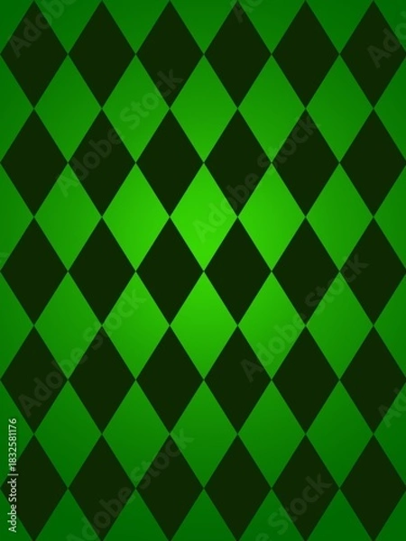 Obraz green christmas diamond pattern background