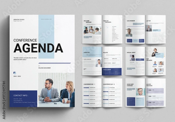 Obraz Conference Agenda Template