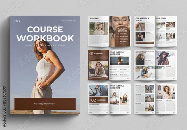 Obraz Workbook Template