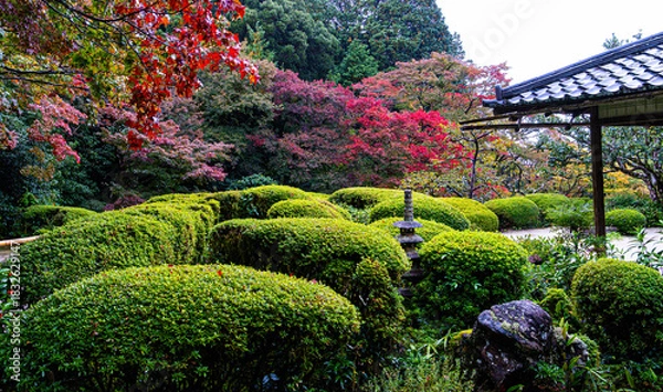 Obraz 京都、秋の詩仙堂