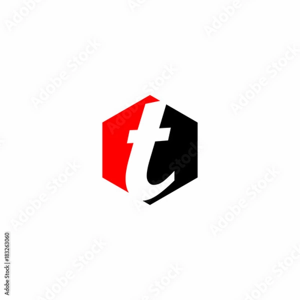 Fototapeta Abc Letter Initial Shape Logo Vector