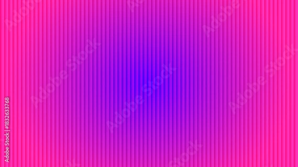 Fototapeta Vibrant vertical ribbed gradient background in neon pink to electric blue, abstract texture, modern design, smooth transition, digital art, 125 characters