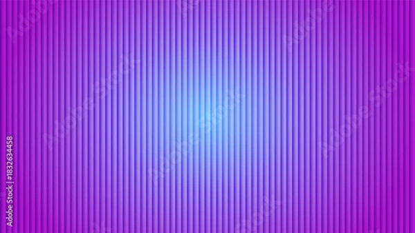 Fototapeta Vertical ribbed background with smooth gradient transition from magenta to blue, abstract seamless pattern for design