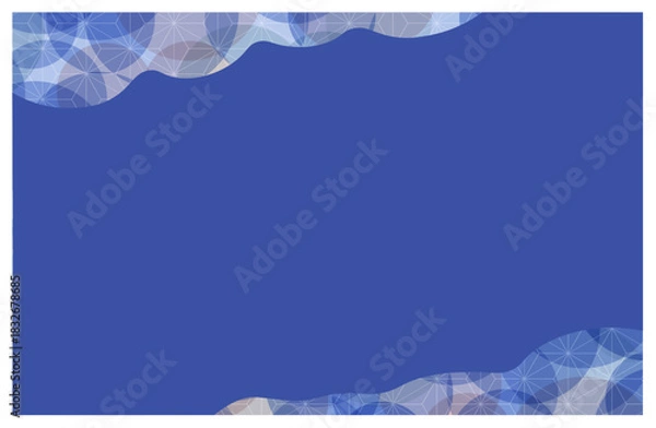 Obraz 麻の葉模様のフレーム