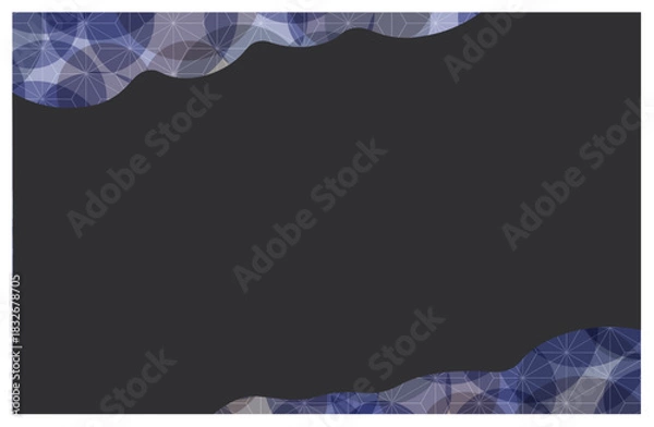 Obraz 麻の葉模様のフレーム