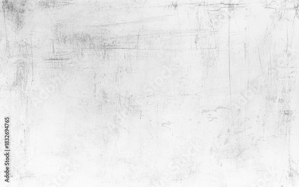 Obraz Seamless white concrete texture. Stone wall marble background vector. White cement wall grungy background and texture. 