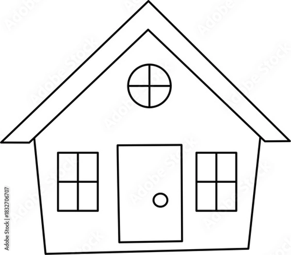 Fototapeta vector house icon