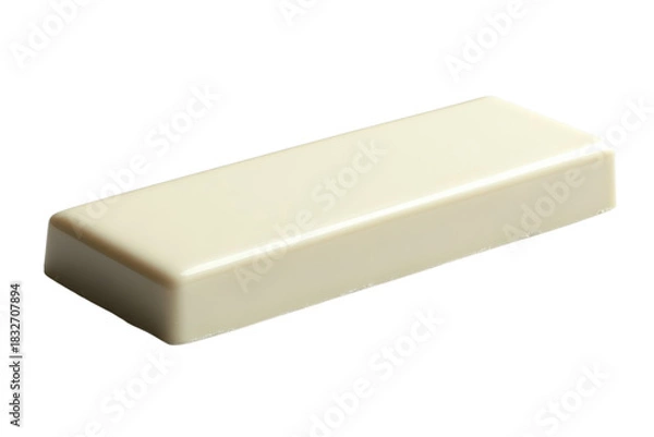 Fototapeta Creamy ivory soap bar freshness simple block minimalism smooth surface cleanliness hygiene bathroom