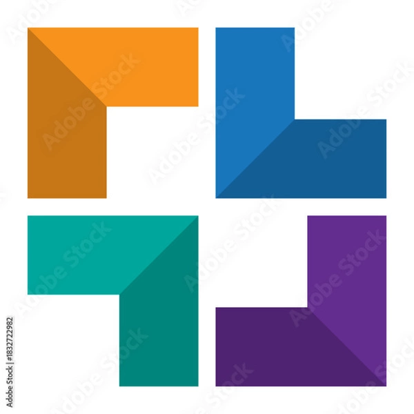 Fototapeta Modern Company Logo