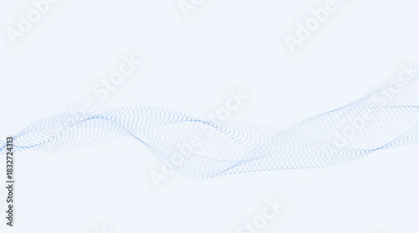 Obraz abstract blue wave background