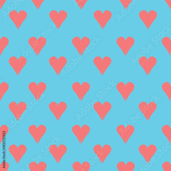 Obraz seamless pattern with hearts