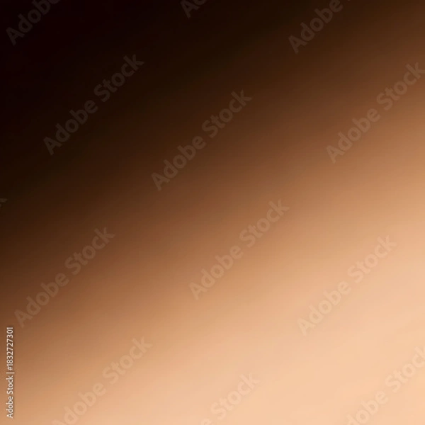 Fototapeta Shadow-light gradient merging deep espresso brown into warm latte cream