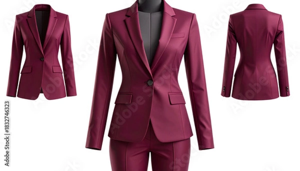 Obraz   Formal Blazer Mannequin Shot, Fabric Detail Focus