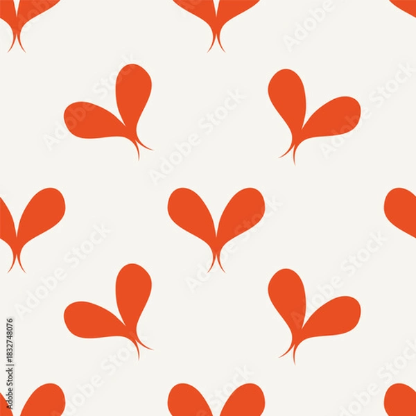 Obraz seamless pattern with hearts love