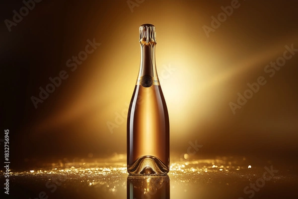 Fototapeta Bottle of champagne