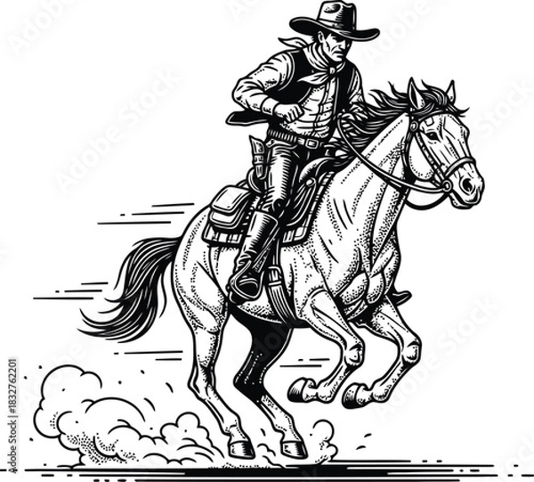 Obraz Delicate white lines forming a flowing organic shape against a solid black background.