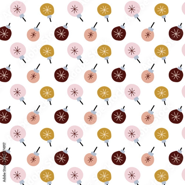 Obraz Festive Holiday Seamless Pattern Design