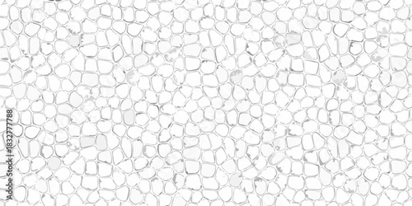 Obraz Seamless white pebble stone texture background for modern design projects