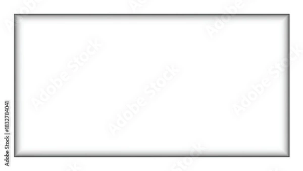 Fototapeta Dark Empty Frame on Black Background