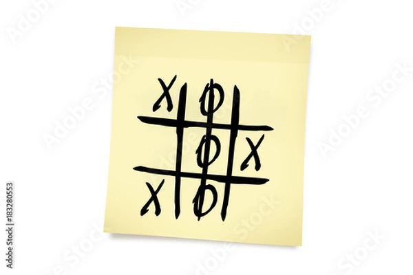 Fototapeta Tic Tac Toe Game