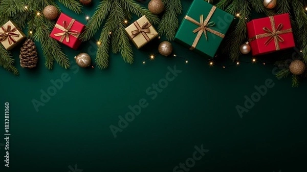 Fototapeta クリスマスの背景画像