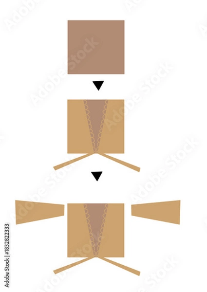 Obraz Work flow make wraps, top 