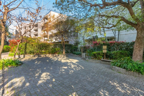 Obraz 東京都目黒区下目黒の羅漢寺川ふれあい広場