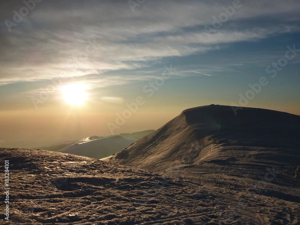 Obraz Sonnenaufgang Winter