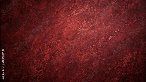 Fototapeta Dark red textured wall background