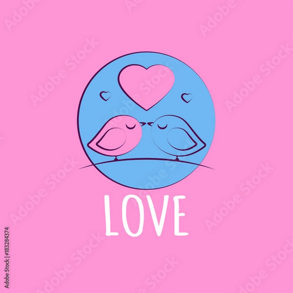 Fototapeta Card love