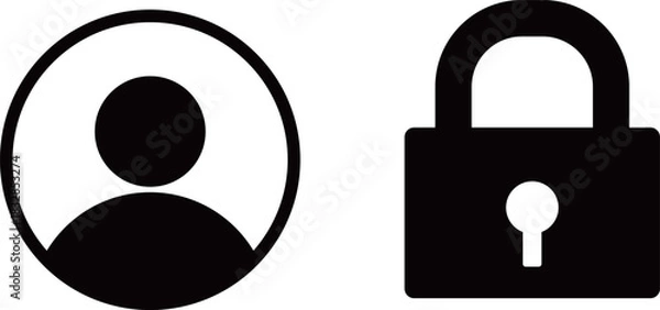 Obraz アカウント　鍵　アイコン