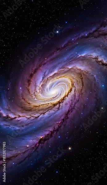 Fototapeta Ai image deep space nebula