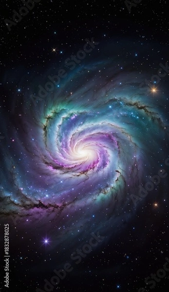 Fototapeta Ai image deep space nebula