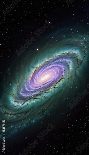 Fototapeta Ai image deep space nebula